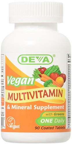 Product Cover Deva Vegan Vitamins Daily Multivitamin & Mineral Supplement 90 tablets (Pack of 1)