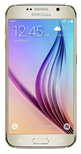 Product Cover Samsung Galaxy S6 SM-G920A 32GB Unlocked GSM 4G LTE Smartphone w/ 16 Megapixel Camera - White (Renewed)
