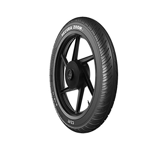 Product Cover Ceat Secura Zoom F  90/90 -17  49P Tubeless Bike Tyre, Front (Home Delivery)