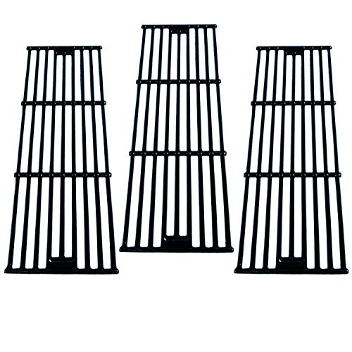 Product Cover Direct Store Parts DC114 (3-Pack) Porcelain Cast Iron Cooking Grid Replacement Chargriller, King Griller Gas Grill (3)