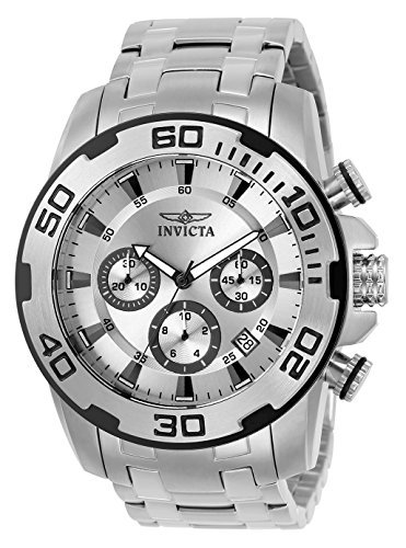 Product Cover Invicta Men's Pro Diver Quartz Watch with Stainless Steel Strap, Silver, 26 (Model: 22317-I)