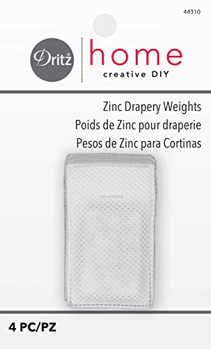 Product Cover Dritz Home 44310 Covered Zinc Drapery Weights (4-Piece)