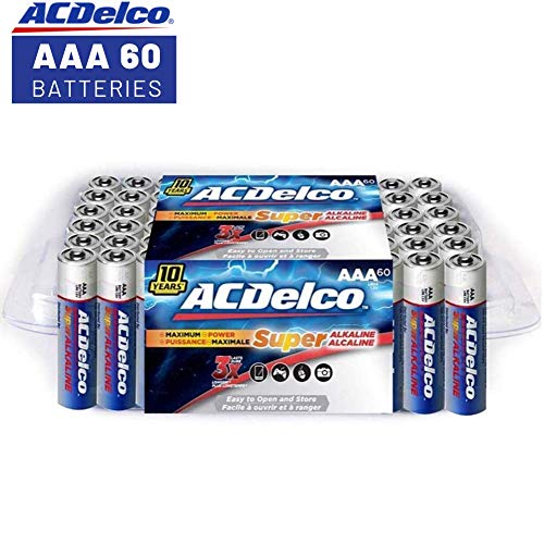 Product Cover ACDelco AAA Batteries, Alkaline Battery, 60 Count