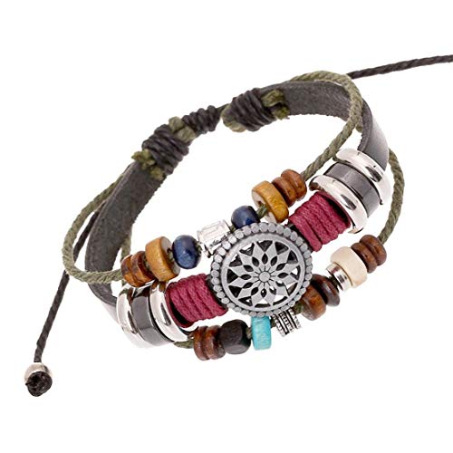 Product Cover Trenro Women Lady Bohemia Wind Beaded Multilayer Hand Woven Bracelet Jewelry