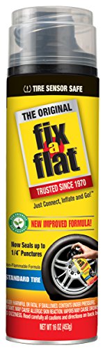 Product Cover Fix-A-Flat S60420 Tire Inflator with Eco-Friendly Formula, (16 oz)