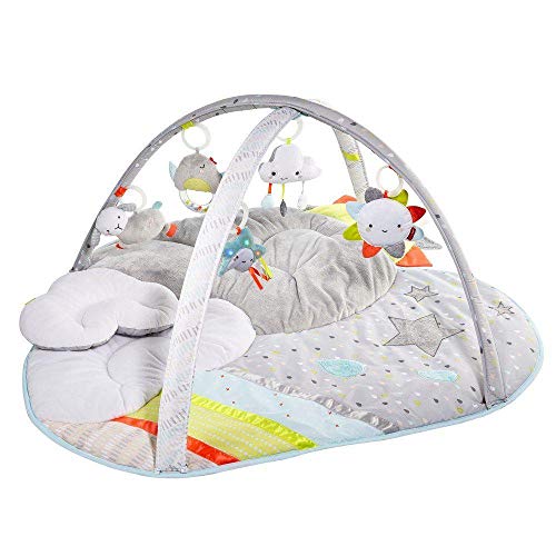 Product Cover Skip Hop Silver Lining Cloud Baby Play Mat and Infant Activity Gym, Multi-Color Celestial Theme