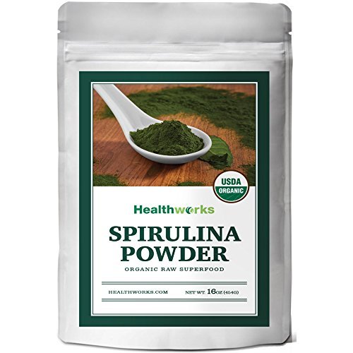 Product Cover Healthworks Spirulina Powder Raw Organic, 1lb