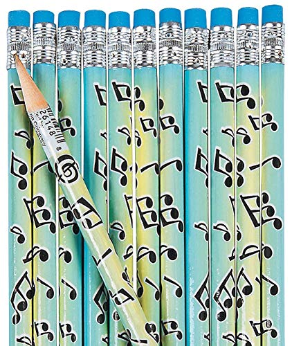 Product Cover Musical Notes Pencils (2 dozen per unit) 7 1/2