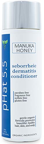 Product Cover Seborrheic Dermatitis Hair Deep Conditioning Treatment with Manuka Honey, Coconut Oil and Aloe Vera - Dry & Itchy Scalp Treatment - Paraben Free and Sulfate - Gentle & Safe for Sensitive Skin (8 oz)
