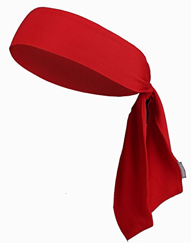 Product Cover Head Tie & Sports Headband - Keep Sweat & Hair Out of Your Face - Ideal for Running, Working Out, Tennis, Karate, Athletics & Pirates. Performance Stretch & Moisture Wicking