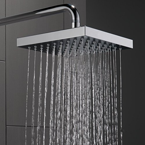 Product Cover Delta Faucet Single-Spray Touch-Clean Rain Shower Head, Chrome 52841