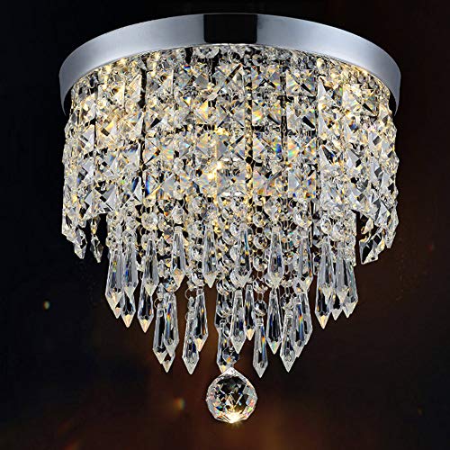 Product Cover Hile Lighting KU300074 Modern Chandelier Crystal Ball Fixture Pendant Ceiling Lamp H10.43