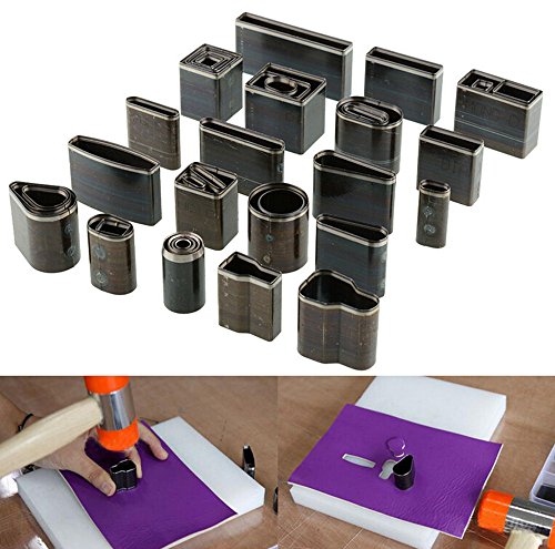 Product Cover 39 Shape Style One Hole Hollow Punch Cutter Tool Leather Craft Set DIY For Handmade