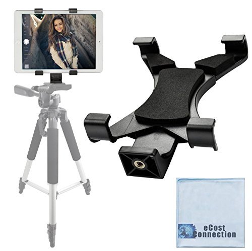 Product Cover Acuvar Tablet Tripod Mount (Universal) for Apple iPad, iPad Air, iPad Mini & Most Other Tablets + an eCostConnection Microfiber Cloth