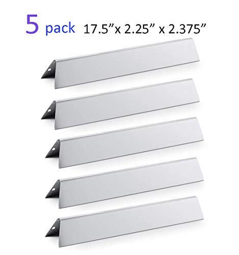 Product Cover BBQ funland SH7620 Stainless Steel Replacement Flavorizer Bars set for 300 Series Gas Grills, Set of 5, 17.5
