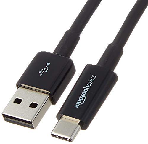 Product Cover AmazonBasics USB Type-C to USB-A 2.0 Male Cable - 9 Feet (2.7 Meters) - Black