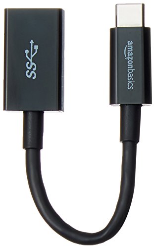 Product Cover AmazonBasics USB Type-C to USB 3.1 Gen1 Female Adapter Cable - Black