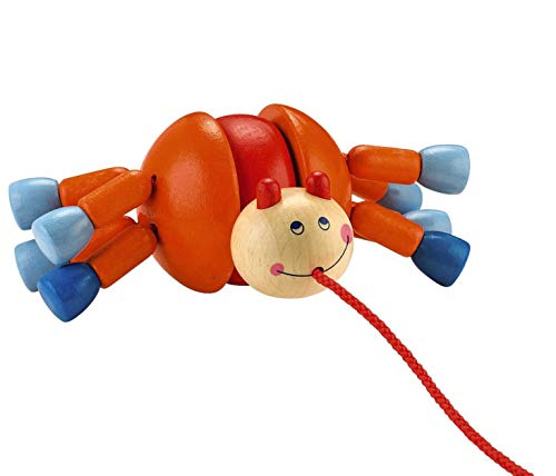 Product Cover HABA Webby Walker Wooden Pulling Animal with 8 Legs of Wobbling Fun Classic Pull Toy