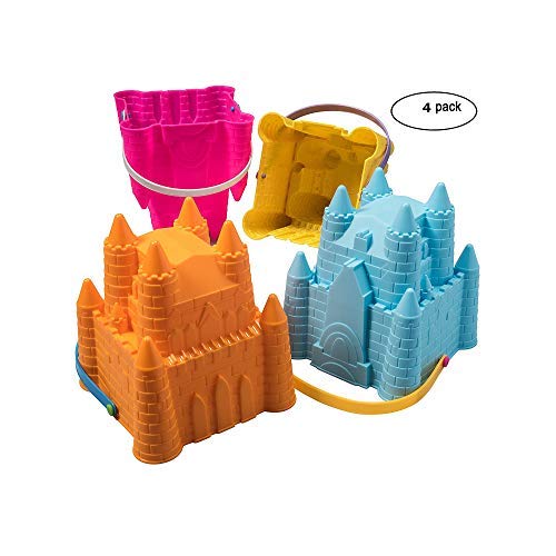 Product Cover ToyZeÂ® Sand Castle Pail Buckets, Beach Pails, Sand Mold Pails, 8