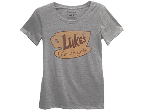 Product Cover Ripple Junction Gilmore Girls Womens Vintage Luke's Coffee Logo Light Weight Crew T-Shirt
