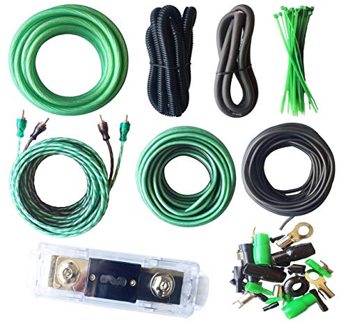 Product Cover SoundBox Connected True 4 Gauge Amp Install Kit AWG Amplifier Wiring Complete Cable-SuperFlex 3500W Extra Long 20 Ft. Power Wire
