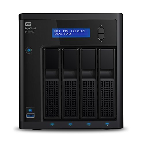 Product Cover WD Diskless My Cloud Pro Series PR4100 Network Attached Storage - NAS - WDBNFA0000NBK-NESN