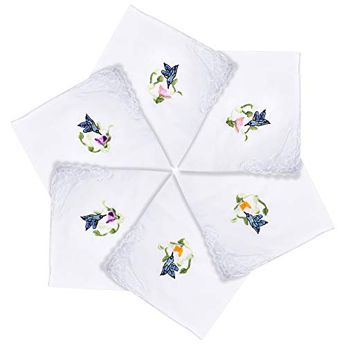 Product Cover HANKYTEX Cotton Embroidery Ladies' Handkerchiefs Lace Set of 6