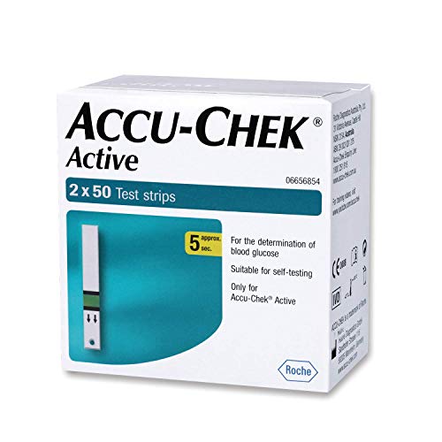 Product Cover Accu-Chek Active 100 Strips, (50x2) (Multicolor)