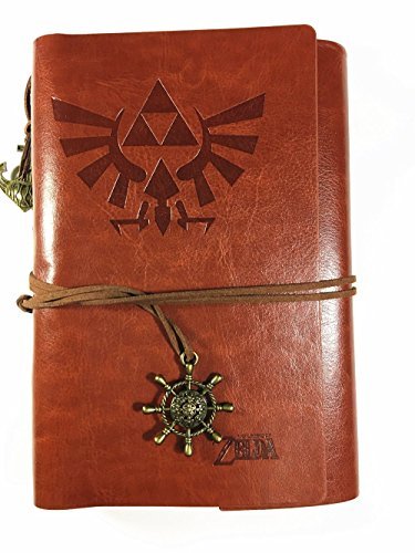 Product Cover Vintage PU Leather Notebook for Diary, Travel journal and Note,card holder-Legend of Zelda (Basic)