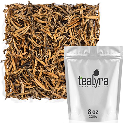 Product Cover Tealyra - Imperial Golden Monkey - Yunnan Black Loose Leaf Tea - Best Chinese Tea - Organically Grown - Bold Caffeine - 220g (8-ounce)