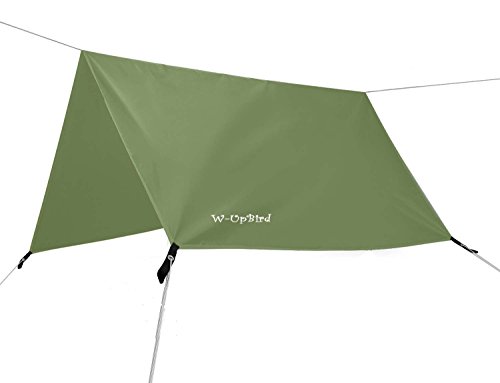 Product Cover 10 x 10 FT Lightweight Waterproof RipStop Rain Fly Hammock Tarp Cover Tent Shelter for Camping Outdoor Travel