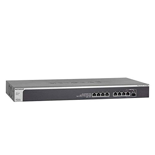 Product Cover NETGEAR 8-Port 10G Ethernet Smart Managed Plus Switch (XS708E) - with 1 x 10Gigabit SFP+, Desktop/Rackmount, and ProSAFE Limited Lifetime Protection