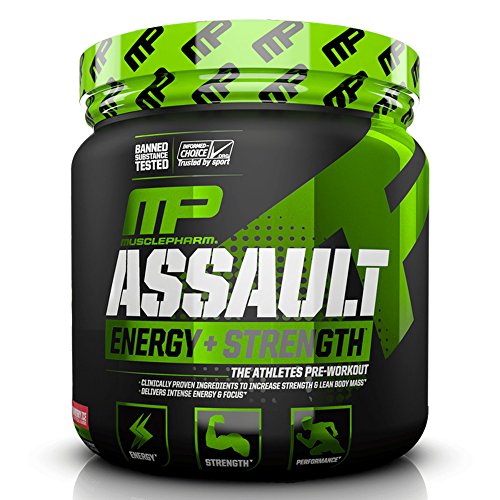 Product Cover Muscle Pharm Assault Sport 30 Serve 345g, Strawberry Ice, 0.76 Pound