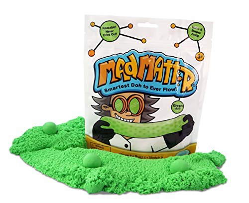 Product Cover Mad Mattr Super-Soft Modelling Dough Compound that Never Dries Out, 10 Ounces, Green