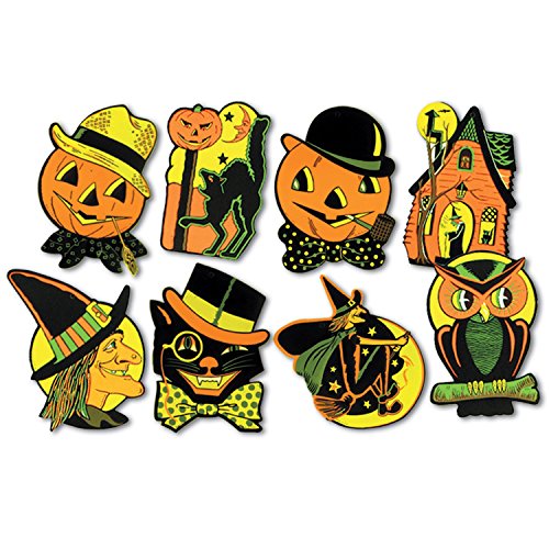 Product Cover Beistle Pkgd Halloween Cutouts 8.5 inches x 9.25 inches - 8 cutouts/pkg