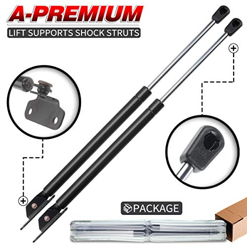 Product Cover A-Premium Hood Gas Charged Lift Supports Shock Struts for Honda Accord 2003-2007 2-PC Set