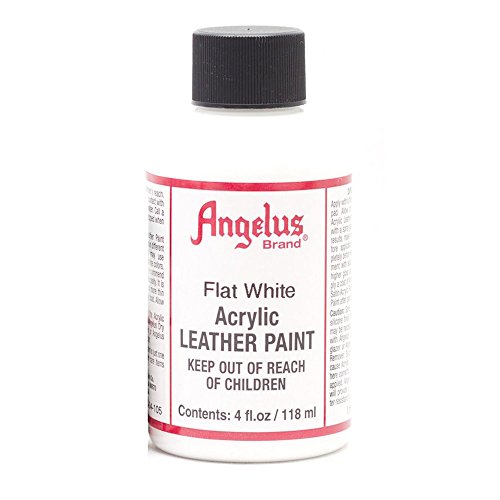 Product Cover Angelus Leather Paint 4 Oz Flat White