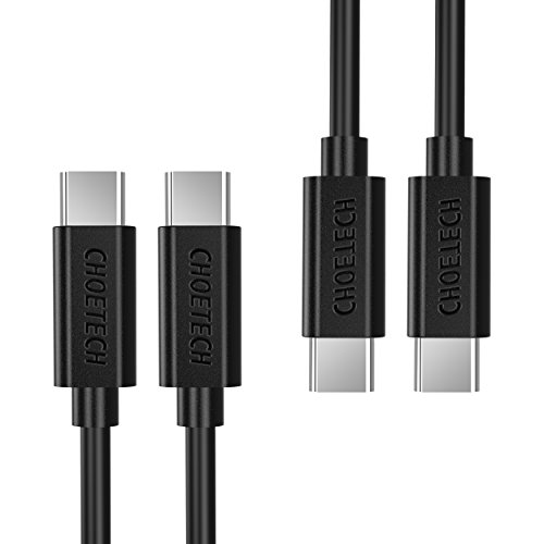 Product Cover CHOETECH USB C to USB C Cable, 2 Pack 60W USB C to C Fast Charging Cable Compatible with Samsung Galaxy Note 10/Note 10 Plus/S10/S10+/Note 9/S9, Google Pixel 2/3, MacBook Pro, iPad Pro