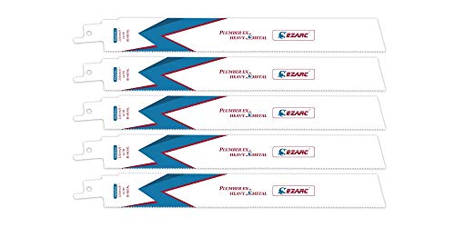 Product Cover EZARC Reciprocating Saw Blade Heavy Metal Cutting 9-Inch 14TPI R926PM+ (5-Pack)