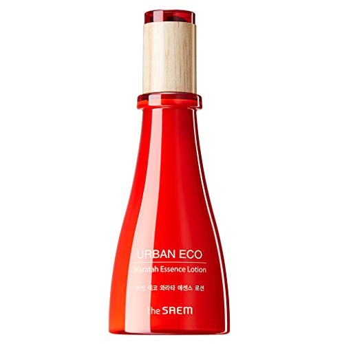 Product Cover [the SAEM] Urban Eco Waratah Essence Lotion 140ml - Waratah Extract and Ceramide Capsule Strenghtens Skin Immunity, Hydrating Day Essence Emulsion