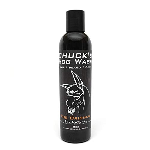 Product Cover Original : Chuck's Hog Wash - All Natural Beard and Body Wash - The Original Scent, 8 oz - Leaves Your Beard Softer than its Ever Been and is Suitable for Daily Use