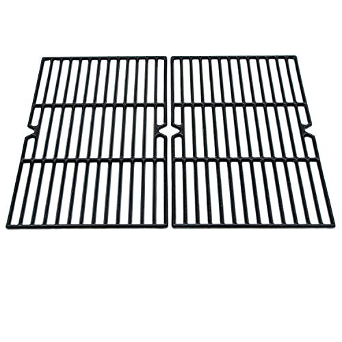 Product Cover Direct Store Parts DC107 Polished Porcelain Coated Cast Iron Cooking Grid Replacement Charmglow,Jenn-Air,Weber,BBQ Grillware,Costco Kirkland,Aussie,Grill Zone,Kenmore,Nexgrill.Gas Grill