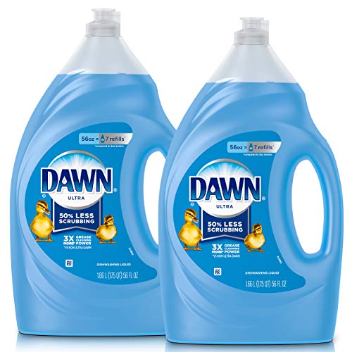 Product Cover Dawn Ultra Dishwashing Liquid Dish Soap, Original Scent, 2Count, 56 Oz.(Packaging May Vary)