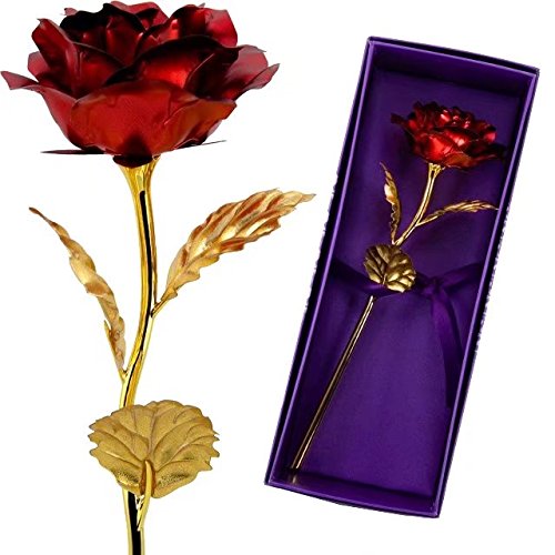 Product Cover UniteStone Gifts for Women for Whom you loved Pretty Red Rose as Gifts For Her Nice Gifts For Girls Unique Gift for Mom