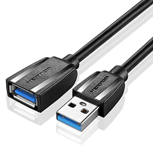 Product Cover Obvis SuperSpeed USB 3.0 Type A Male to Female Extension Cable in Black 5 Feet