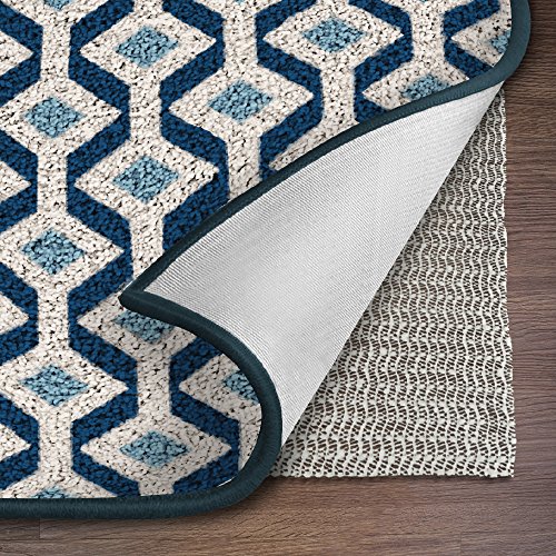 Product Cover Ninja Brand Gripper Rug Pad, Size 5 Feet x 8 Feet, for Hardwood Floors and Hard Surfaces, Top Gripper Adds Cushion and Maximum Protection, Works with All Types of Rugs, Pads Available in Many Sizes