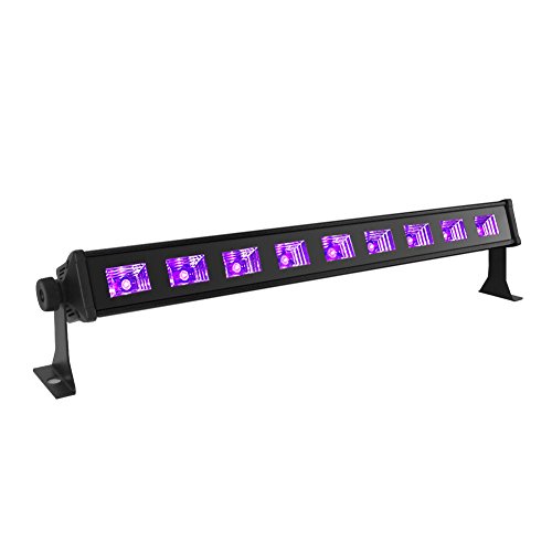 Product Cover Black Light, OPPSK 27W 9LED UV Blacklight Bar fit for 16x16ft Glow in the Dark Lights Party Supplies Birthday Wedding Halloween Christmas Decoration Black Lights for Room Stage Lighting