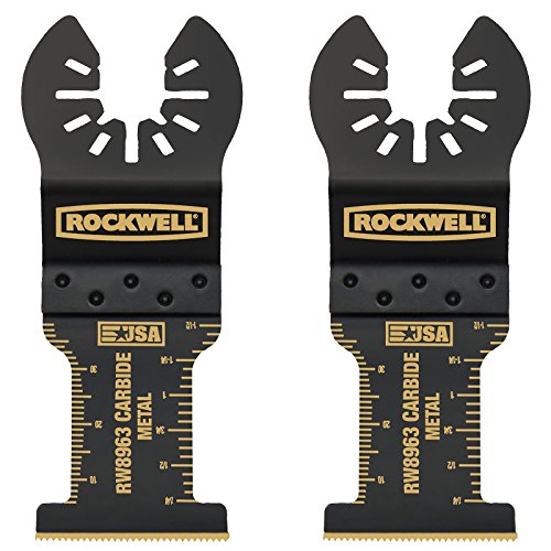 Product Cover Rockwell RW8963.2 Tools Sonicrafter Oscillating Multitool Extended Life Carbide End Cut Blade (2 Pack), 1-3/8