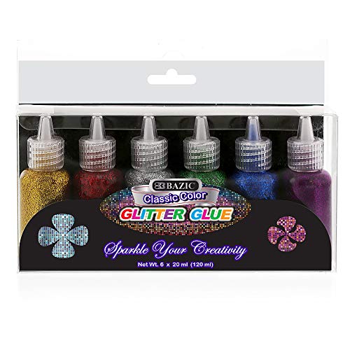 Product Cover BAZIC 20 ml Classic Color Glitter Glue (6/pack)