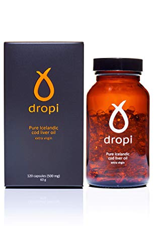 Product Cover Dropi Pure Icelandic Cod Liver Oil Extra Virgin - 120 Capsules